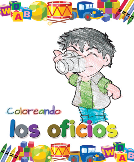 Coloreando los oficios - Ediciones Maan - Coloreando
