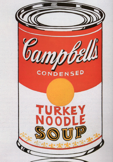 Latas de sopa Campbell. Andy Warhol